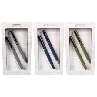 Zestaw piśmienniczy TYTAN zestaw etui GIFT BOX Cresco (850107)