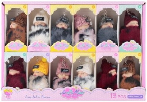 Brelok bobas lalka pomponik mix Mega Creative (566754)