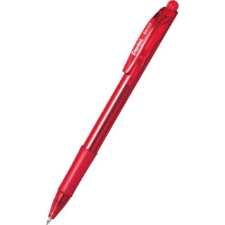 Długopis olejowy BK417B wkład czerwony 0,27mm Pentel