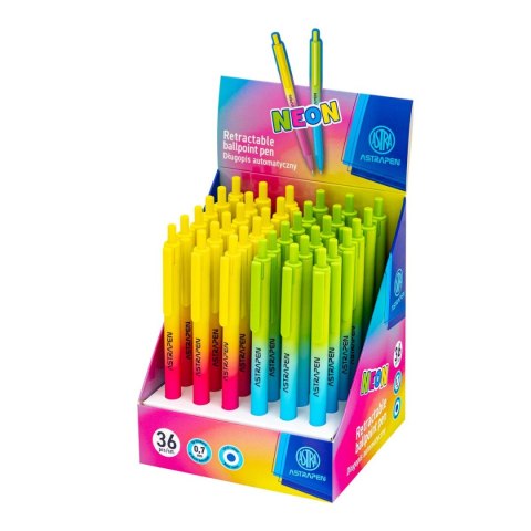 Długopis standardowy Gradient NEON wkład niebieski 0,7mm Astrapen (201024001)