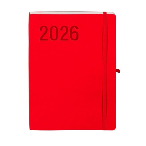 Kalendarz książkowy (terminarz) 2026 IMPRESJA TDW B5 Antra (czerwony)