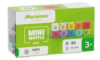 Klocki konstrukcyjne Mini Waffle 60 elementów Kostki matematyczne Marioinex