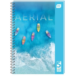 Kołozeszyt (kołonotatnik) A4 100k. 70g krata Interdruk (KOŁOZA4100R)