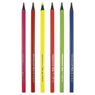 Kredki ołówkowe trójkątne 6 kol. 6 kol. Fun&Joy