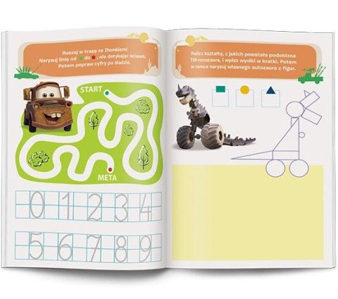 Książeczka edukacyjna Disney Uczy. Zadania do zmazywania Ameet (UPTC 9308)