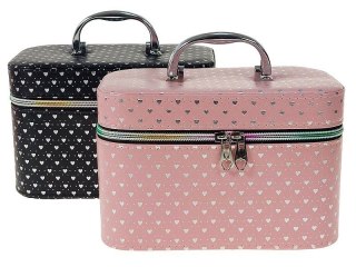 Kuferek M, walizka z lusterkiem, zapinany na zamek Adar (599604)