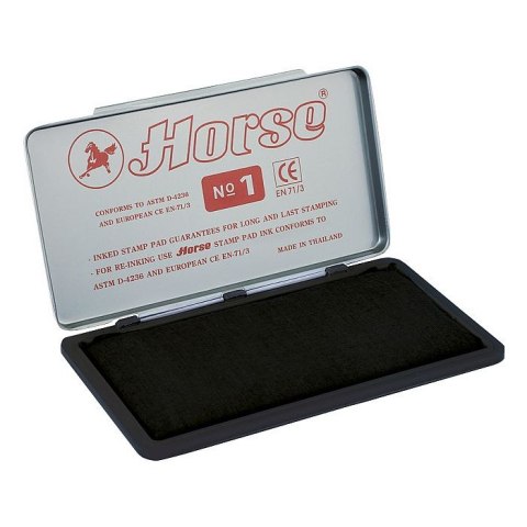 Poduszka do stempli Nr 1 czarna [mm:] 150x74 Horse (140-1015)