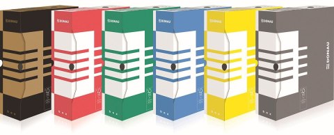 Pudło archiwizacyjne A4 czerwony karton [mm:] 100x340x 297 Donau (7661301FSC-04)