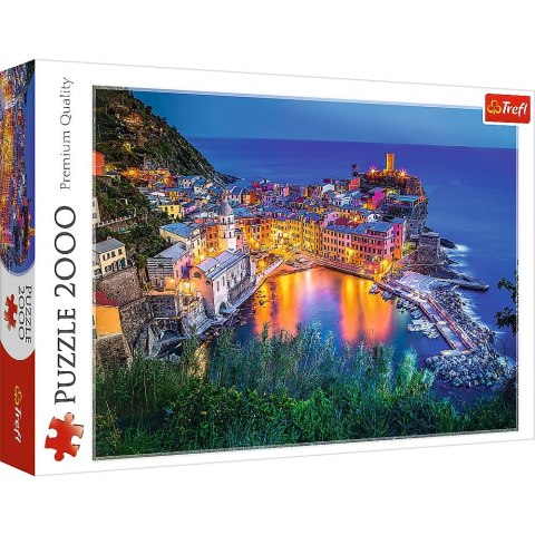 Puzzle Vernazza o zmroku 2000 el. Trefl (27086)
