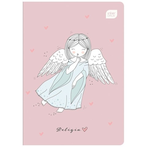 Zeszyt tematyczny Religia z poddrukiem A5 32k. 70g krata Interdruk (ZE32KF#RPOD)