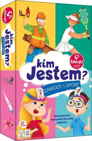 Gra edukacyjna Kim jestem Zawody i sport Kukuryku