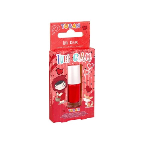 Lakier do paznokci Tubi glam czerwony kolor: czerwony Tuban (TU3465)