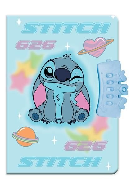 Pamiętnik Stitch na szyfr A5 Beniamin
