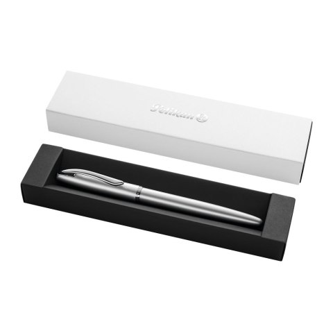 Pióro kulkowe Jazz Noble Elegance Silver wkład niebieski Pelikan (400197464)