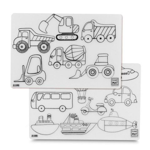 Podkład na biurko FUNNY MAT TRANSPARENT POJAZDY I zest.2szt sfu4142 polipropylen PP [mm:] 335x480 Strigo (8681379341424)