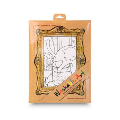 Podkład na biurko FUNNY MAT WHITE HENRI MATISSE-KOT Z RYBĄ sfu0003 polipropylen PP [mm:] 250x350 Strigo (8681379300032)