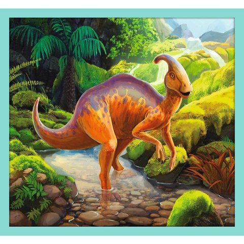 Puzzle W świecie Dinozaurów 10w1 el. Trefl (90390)