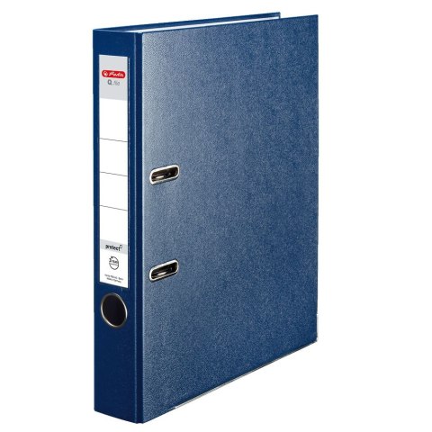 Segregator dźwigniowy Q. file Standard 0011167483 A4 50mm niebieski Herlitz (300003089)
