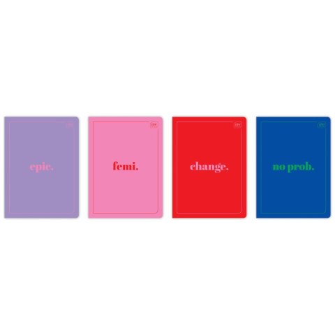 Zeszyt CATCH THE COLOURS A5 80# A5 80k. 70g krata Interdruk