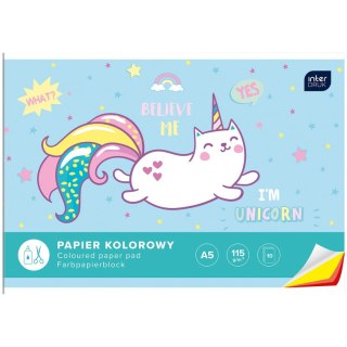 Zeszyt papierów kolorowych A5 115g 10k Interdruk (ZEPKA5)