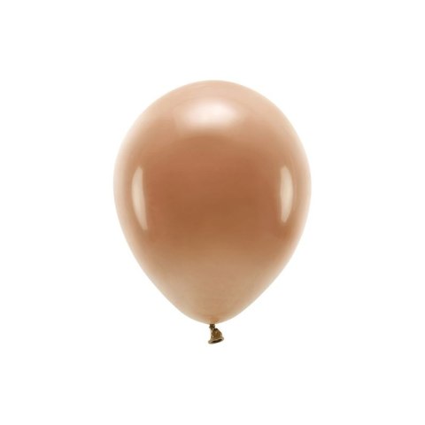 Balon gumowy Pastel Eco Balloons czekoladowy brąz 260mm Partydeco (ECO26P-032C)