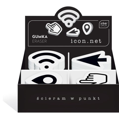 Gumka do mazania ICON NET Interdruk (IGUMKAICON.N)