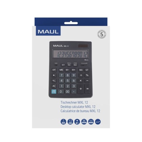 Kalkulator na biurko czarny Maul (72670/90/ Ml)