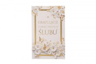 Kartka składana ślub A5 Art Nuvo (5905771370602)