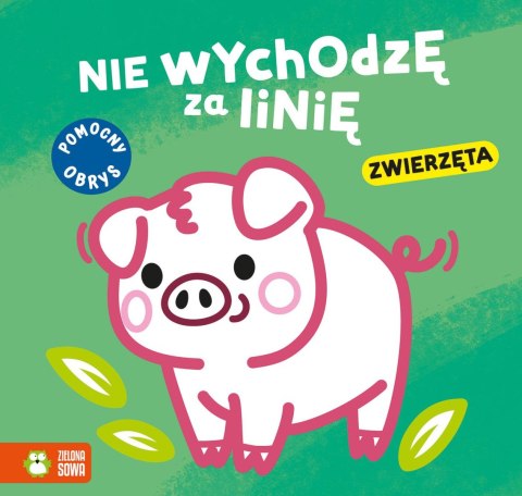 Książeczka edukacyjna Nie wychodzę za linię. Zwierzęta Zielona Sowa