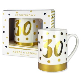 Kubek wielokrotnego użytku Kropki 30-stka Pan Dragon (5901854968322)