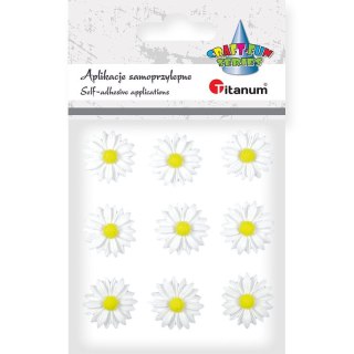 Kwiaty Craft-Fun Series samoprzylepne z żywicy Titanum (18BR-51)