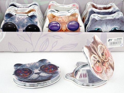 Lusterko kieszonkowe - kot, 8x7x1cm One Dollar (363236)