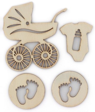Ozdoba drewniana baby Galeria Papieru (253021)