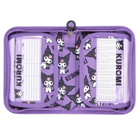 Piórnik KUROMI VIOLET 2 KLAPKOWY St.Majewski (bez wyposażenia)