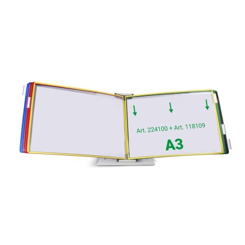 Podstawa biurkowa na 10 paneli prezentacyjnych Tarifold A4 pusta