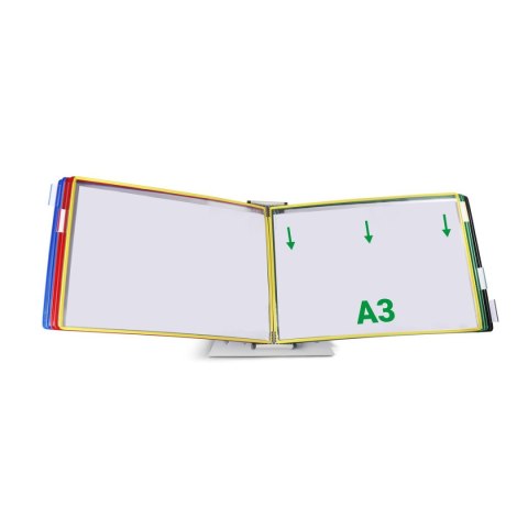 Podstawa biurkowa na 10 paneli prezentacyjnych Tarifold A4 pusta