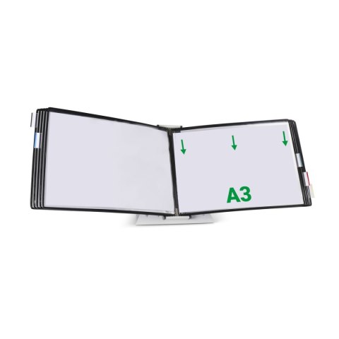 Podstawa biurkowa na 10 paneli prezentacyjnych Tarifold A4 pusta