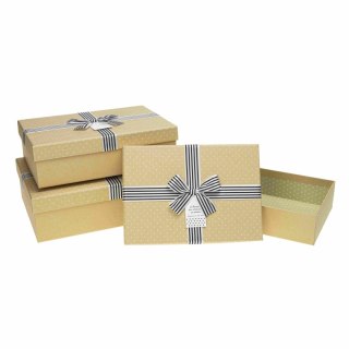 Pudełko na prezent Rozette (PUG-22121-PR DOTS set 3 pc)