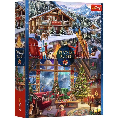 Puzzle Xmass Święta w górach Trefl (37540)