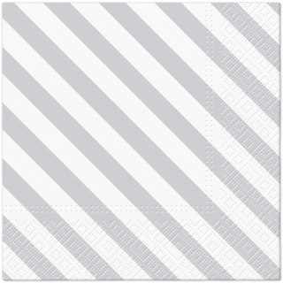 Serwetki TaT Silver Lines mix bibuła [mm:] 330x330 Paw (TL126908)