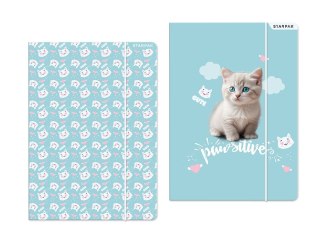 Teczka kartonowa na gumkę Kitty A4 mix Starpak (553545)