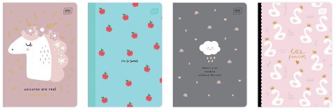 Zeszyt TRENDS GIRLS A5 16k. 70g krata Interdruk (ZE16KF#)