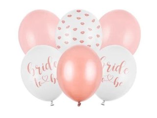 Balon gumowy Bride to be, mix mix 300mm Partydeco (SB14P-328-000-6)