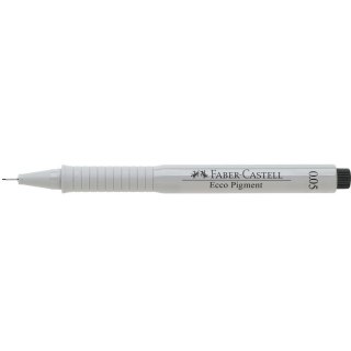Cienkopis kreślarski Ecco Pigment wkład czarny 0,05mm 1kol. Faber Castell (FC166099)