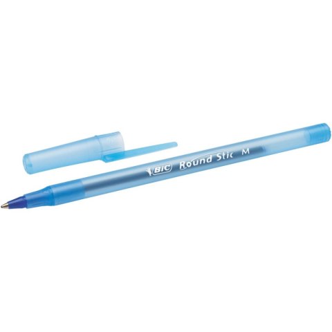Długopis standardowy Round Stic wkład niebieski 1,0mm Bic (928497)