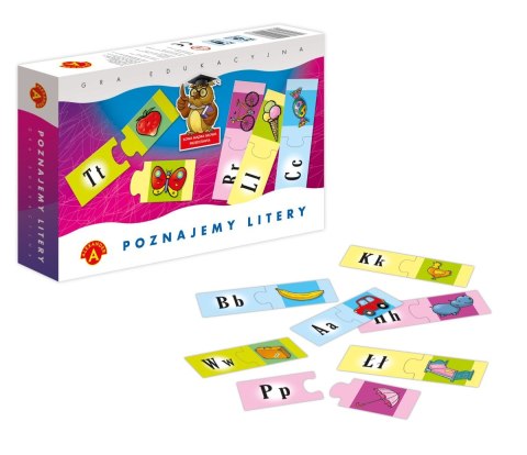 Gra edukacyjna poznajemy litery Alexander (5906018004809)