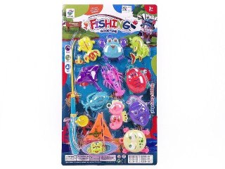 Gra zręcznościowa WĘDKA Z RYBKAMI NA MAGNES 2KOL. Bigtoys (BGR9807)