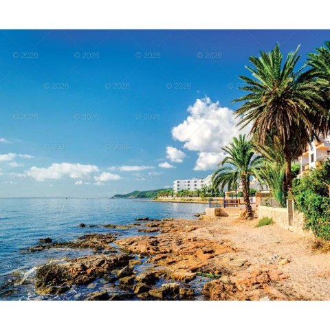 Kalendarz ścienny SŁONECZNE WAKACJE 13-planszowe 2024 320mm x 470mm Lucrum (RW08)