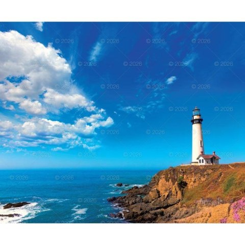 Kalendarz ścienny SŁONECZNE WAKACJE 13-planszowe 2024 320mm x 470mm Lucrum (RW08)