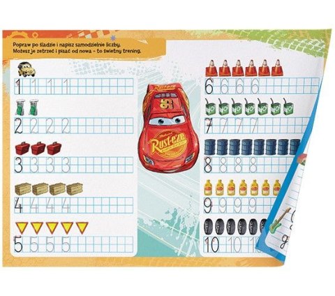 Książeczka edukacyjna Disney Uczy. Ścieralne EDU plansze Ameet (UMA 9301)